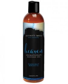 Intimate Earth Heaven Hazelnut Biscotti Massage Oil 8oz
