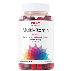 GNC Women's Multivitamin Gummies, 120 Gummies, Complete Vitamin and Mineral Gummy for Women