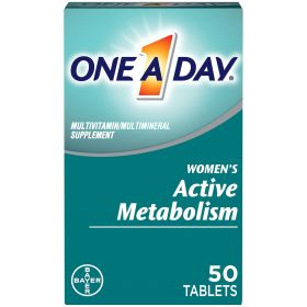 One A Day Women's Active Metabolism Multivitamin Tablets;  50 Count