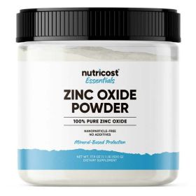 Nutricost, Pure Zinc Oxide Powder 500 G - Non GMO Supplement