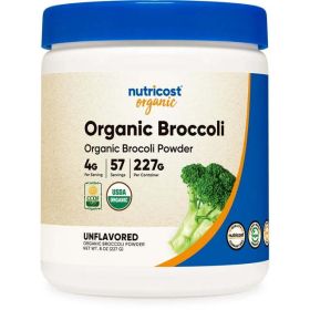 Nutricost Organic Broccoli Powder (8 oz) - USDA Certified Organic, Non-GMO, Gluten Free Supplement