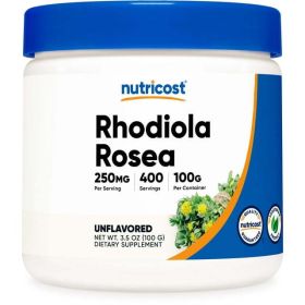 Nutricost Rhodiola Rosea Powder 100 Grams - Gluten Free and Non-GMO Supplement