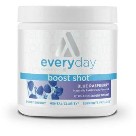 TransformHQ Everyday Boost Shot 28 Servings (Blue Raspberry) Powder Drink