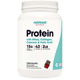 Nutricost Protein Complex for Women (Chocolate, 2 lb) - Non-GMO, Gluten Free Supplement