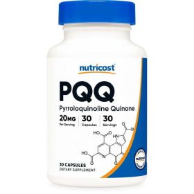 Nutricost PQQ (Pyrroloquinoline Quinone) Supplement 20mg, 30 Capsules
