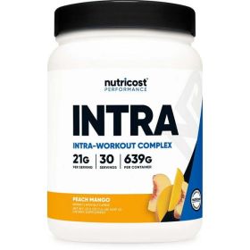 Nutricost Intra-Workout Powder, 30 Servings (Peach Mango) - Non-GMO, Gluten Free Supplement