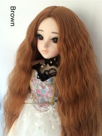 Small Cloth Salon Doll Wigs (Option: brown-3 Points)