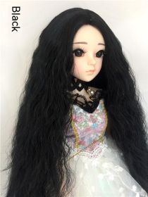 Small Cloth Salon Doll Wigs (Option: Black-3 Points)