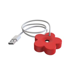 Creative Flower Humidifier USB Portable (Option: Red-USB)