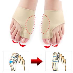 Big Toe Bunion Corrector Splint Straightener Valgus Pain Relief Big Bone Orthopedic Bunion Correction Pedicure Socks Silicone Corrector Braces Toes Se (Num: 1pair)