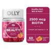 OLLY Undeniable Beauty Gummy, Supplement for Hair, Skin, Nails, Grapefruit, 60 Count