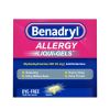 Benadryl Liqui-Gels Antihistamine Allergy Medicine;  Dye Free;  24 Count