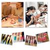 Nail Training Hand Nail Art Practice Hand Flexible Fake Hand With 100 Nails Pieces Set For Nail Manicure DIY Tool