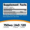 Nutricost Strontium Capsules 750mg, 240 Capsules - Vegetarian, Non-GMO, Gluten Free Supplement