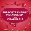 Nature's Bounty Vitamin B12 for Energy Metabolism Jelly Beans;  Cherry;  80 Count