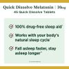 Nature's Bounty Melatonin Sleep Aid Tablets;  10 mg;  45 Count