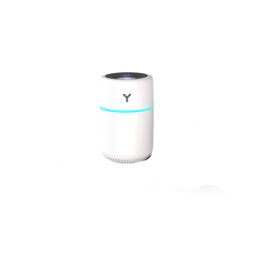 Car Mini Humidifier Portable Creative Large Fog Volume Water Replenishment Instrument (Color: White)