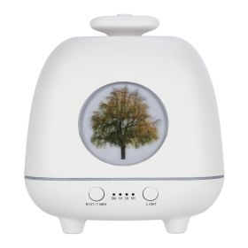 Mute Ultrasonic Home Desktop Aromatherapy (Option: White-US)