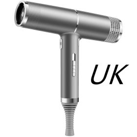 New Concept Hair Dryer Household Hair Dryer (Option: Grey-UK-Color box)