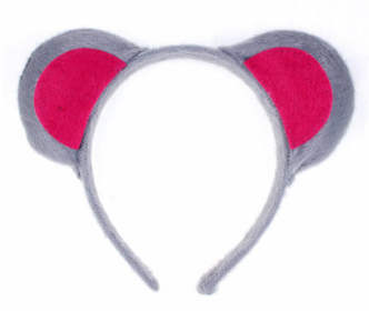 Performance Cartoon Animal Headband Plush Headdress (Option: Mouse)