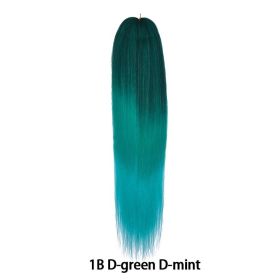 Kani Karen Silk Chemical Fiber Wig Braid Braided Hair Extension Pull Block Big Braid (Option: 2Color)