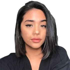 Wig Ladies Mid-point Short Wave Chemical Fiber Hair Cover (Color: Black)