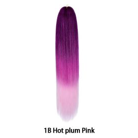 Kani Karen Silk Chemical Fiber Wig Braid Braided Hair Extension Pull Block Big Braid (Option: 5color)