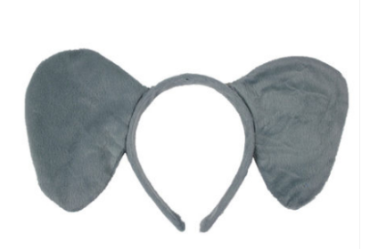 Performance Cartoon Animal Headband Plush Headdress (Option: Elephant)